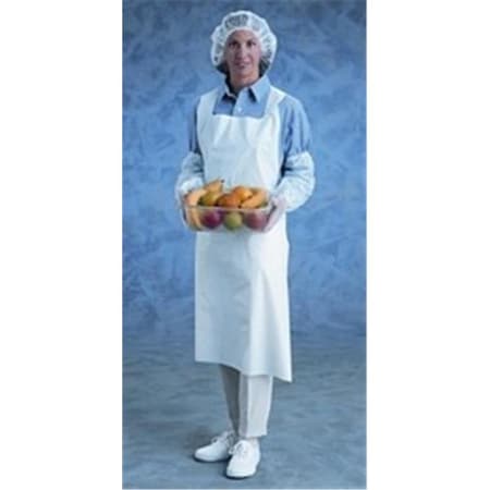 Ansell 012-56-230-28X46 28 X 46 In. Disposable Polyethylene Apron; Blue